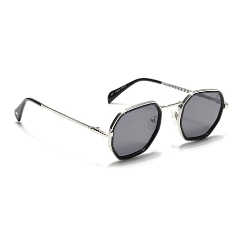 Image of Voyage Geometric UV Protected & Polarized Sunglasses for Men & Women