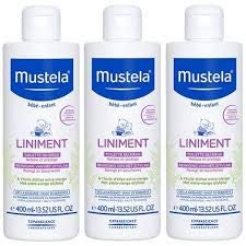 Mustela Liniment Lot de 3 x 400 ml (dont 1 Flacon Pompe)