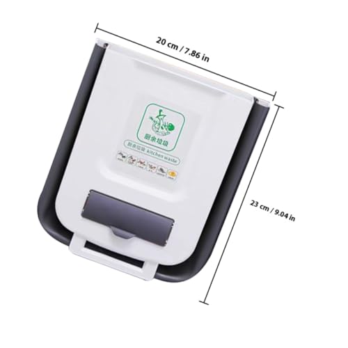 Caneca de basura plegable para cocina colgante miniatura 2