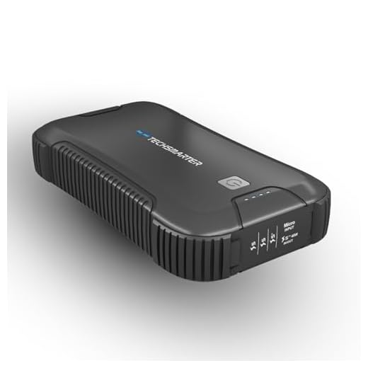TECHSMARTER 30000mah Rugged & Waterproof 45W USB-C PD Heavy Duty Power Bank, Portable Charger for Camping, Outdoor with Flashlight. Compatible with iPhone, Galaxy, iPad, MacBook, Steam Deck