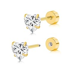 Gold Heart CZ