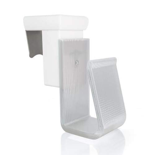 dekohaken24.de Fensterhaken Distanzhalter 10–27 mm für Fensterdeko ohne Bohren & Kleben (weiß, M… – Ansicht 4