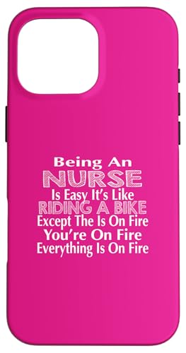 Being a Nurse Like Ride a Bike ���[���A ���p �X�}�z�P�[�X iPhone 16 Pro Max �p