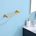 Hoooh 12-Inch Gold Towel Bar Stainless Steel Hand Towel Holder for Bathroom or Kitchen Wall Mount, A100L30-BG