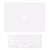TOP CASE - 2 in 1 Bundle Deal Rubberized Hard Case + Keyboard Cover Compatible with Apple MacBook Pro 13.3