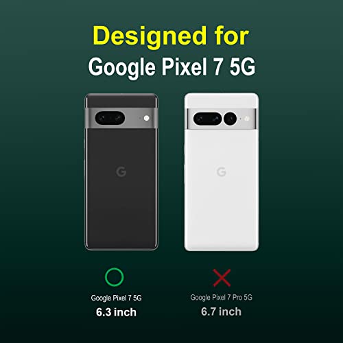 Image of Amazon Brand - Solimo Back Case Cover for Google Pixel 7 5G | Compatible for Google Pixel 7 5G Back Case Cover |Liquid Silicon Magic Case for Google Pixel 7 5G with Camera Protection | Dark Green
