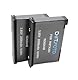 Dot.Foto Premium 2500mAh Akku (2er Pack) & Akku USB Doppelladegerät für Insta360 X4