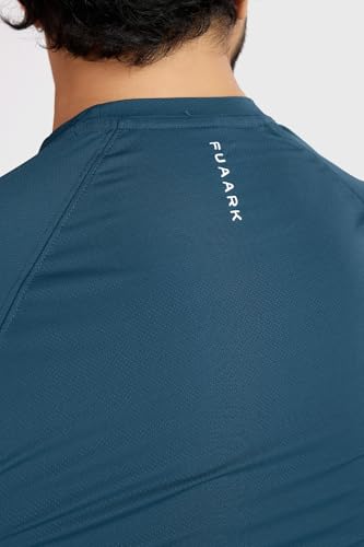 Image of FUAARK Men's Full Sleeves Gym Slim Fit T-Shirt