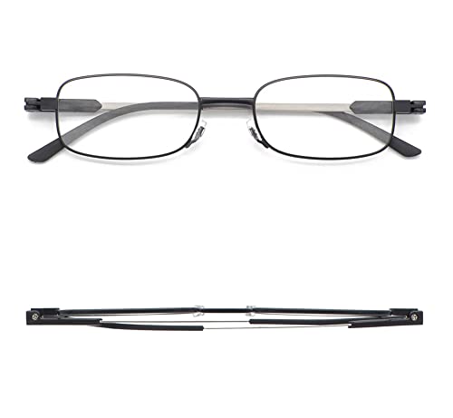 Mcoorn Anti Blue Reading Glasses Thin Frame Metal with Case Reading Glasses Reading Aid for Men and Women, 1 black, M Mcoorn Anti Blue Reading Glasses Thin Frame Metal with Case Reading Glasses Reading Aid for Men and Women, 1 black, M