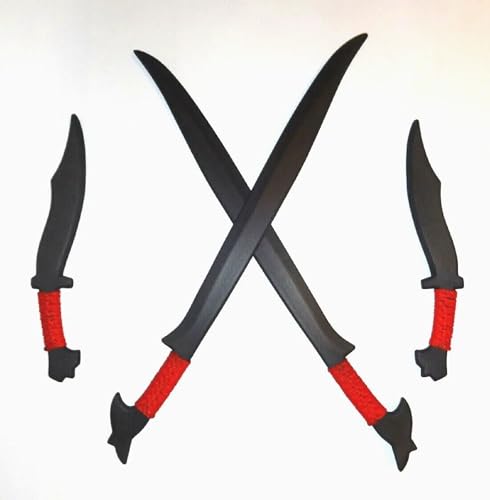 Philippines Practice Polypropylene Replica Sword Pinuti Training Filipino Knives Red