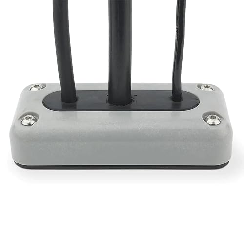 SEAVIEW | Multi-Cable Rectangle Cable Gland | Marine Grade Waterproof Cable Pass Through Cable Clam...