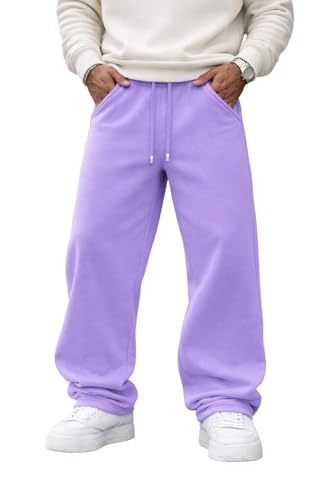 Image of Rockwell Men's Baggy Sweatpants | Cotton Terry Relaxed Fit Joggers for Men | Oversized Streetwear Track Pants | Casual Gym & Everyday Wear| 018