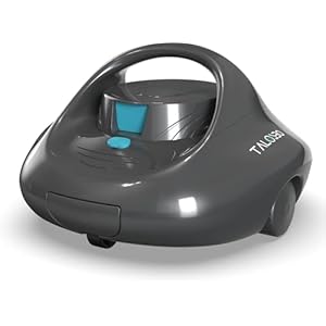 TALOSBO Pleco Se Poolroboter 130 Mins Reinigung, Poolsauger Akku mit 2.5h Aufladen, Automatische Poolreiniger Ideal für Oberirdische Pool bis zu 80 m²
