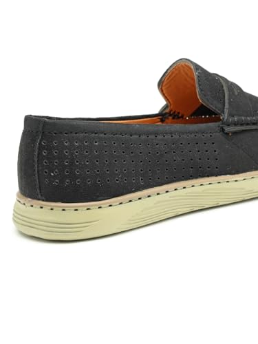 Image of Men's Denim Causal Loafers | Premium Breathable Upper | Driving Loafers | Lighweight Slip-On's | Soft Cushioned Insole | Super Flexible, Comfortable for Men