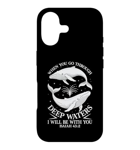 Deep Waters Isaiah 43 �N���X�`���� �N�[�� �M�� �����̈�� �X�}�z�P�[�X iPhone 17 �p