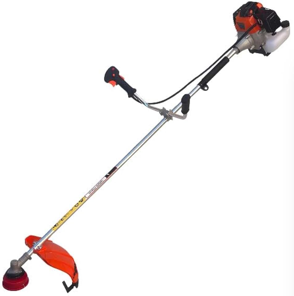 Roçadeira e Aparador de Grama Lateral a Gasolina Import Way IWRG2T63 Motor 2 Tempos 63cc 2,2HP Alta Cilindrada Forte e Robusta p/Grama e Mato Pesado