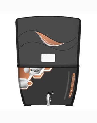 Arroser Pure Copper+UV+UF Electrical Water Purifier 12L for municipality Corporation, River Lake Water. Goodness of Copper, No RO only UV+UF, 35/40 Liter/Hour Purification Capacity