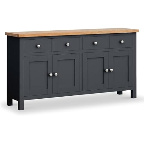 Farrow Charcoal Extra Large Sideboard Cabinet Cover