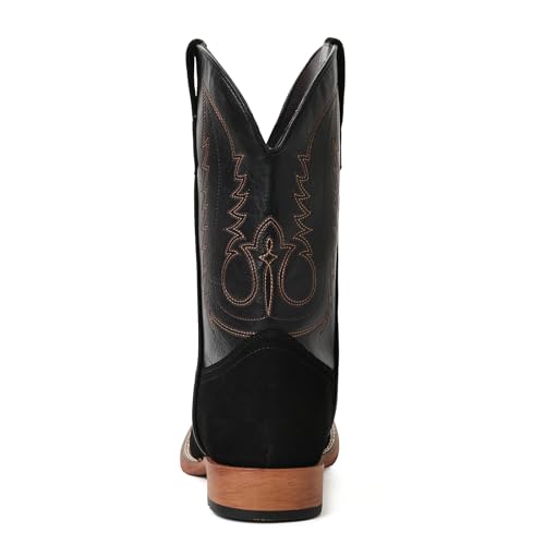 Image of IUV Cowboy Boots for Men Suede Square Toe