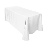 große tischdecke häkeln anleitung Rechteckige Baumwolle Tischdecke aus Polyester, für Hochzeit, Essen und Geburtstag 228,6 x 396,2 cm von Hochzeit liefert