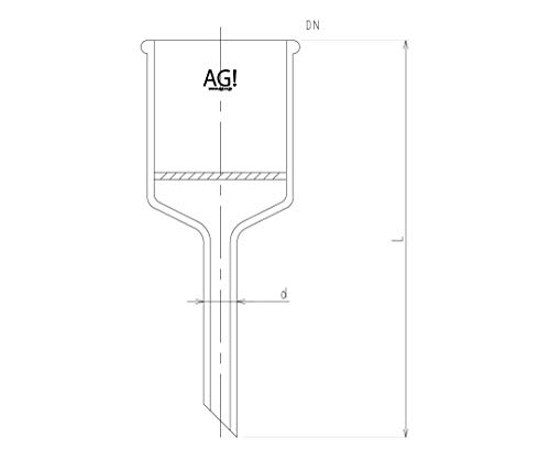 ガラスろ過器 ブフナーロート形 3916-25G/1