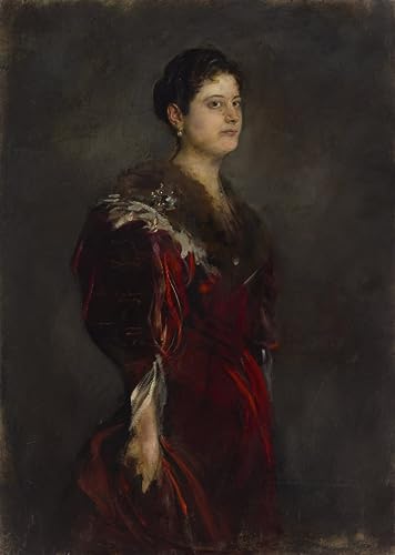 Pintura mural en lienzo de Marie Baronin Harkányi, arte exclusivo de 60x90cm