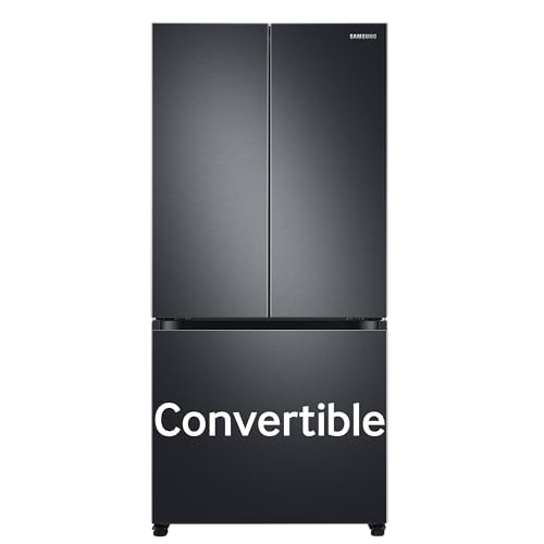 Image of Samsung 550 L Inverter Frost-Free French Door Refrigerator (RF57A5032B1 /TL, Black DOI, Convertible), Real Stainless, Convertible