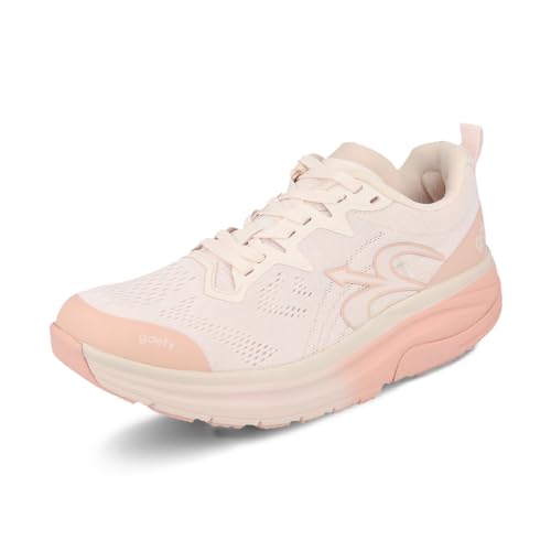 Gravity Defyer g-defy Lauff Lightweight Running Shoes for Women | Comfortable Orthopedic Shoes for Standing All Day | Patented VersoShock Technology | Wide Toe Box Mauve