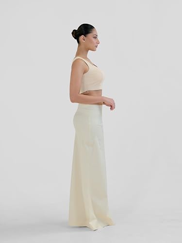 Image of I AM BY DOLLYJAIN D'coat Simple with Extender Length Adjustable for Women - 99% Cotton, 1% Lycra Stylish Lightweight Coat for Casual and Formal Wear