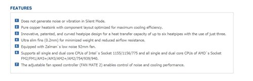 Build My PC, PC Builder, Zalman CNPS9500A LED