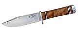 Fallkniven NL4 Fine Edge Fixed Blade Knife, Brown