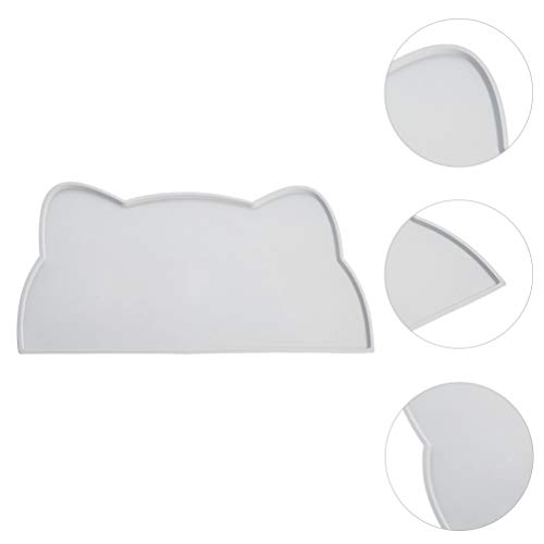 VILLCASE Tapete de AlimentaÃ§Ã£o de Alimentos Tapete de Silicone para Alimentos para CÃ£es Tapete pa