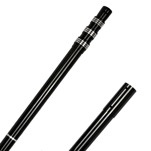 JSPJSP Carbon Fiber Pool Rod - Professional 4.5-15 Foot Telescopic 4-piece Pool Cleaning Rod Set...