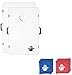 Plastic Cornhole Boards by Legit Sports | Cornhole with Weighted Bean Bags | Lightweight and Durable Materials | Corn Hole Outdoor Game That's Great for Travel, Camping, Parties (White)