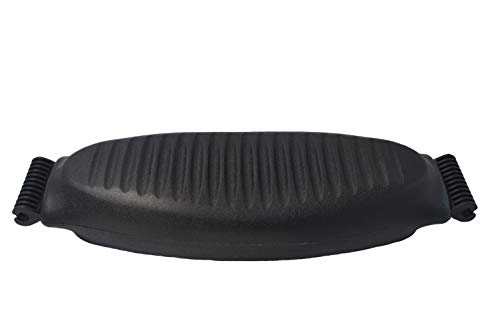 OfficeLogixShop - Lumbar Pad Support for Herman Miller Aeron Chair - Size C - 3 dots on Back Lip - Graphite Color