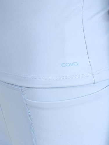 Image of CAVA Sculpt Core Top for Women | Snug Sculpted Fit, Classic Crew Neck, Short Sleeves, Minimal Branding, Everyday Activewear Tee