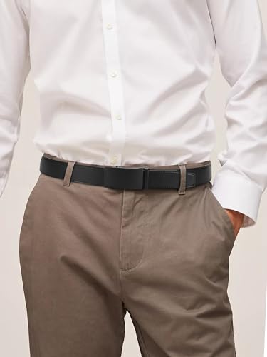 Chaoren Leather Ratchet Belt Men thumb #5