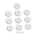 BRIGHTFUFU 10pcs Silicone Sealant Bottle Pads Wide Mouth Milk Storage Gasket Rings Insulation Cup Lid Replacement for Breastfeeding Easy-Clean and Heat Resistant