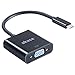 Price comparison product image Akasa Type-C to VGA Converter | USB 3.1 Type C to VGA Adapter | Plug & Play | 1920 x 1200 | 150mm | AK-CBCA03-15BK