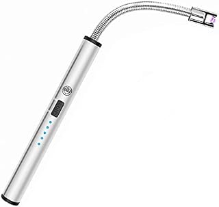 Candle Lighter, Flexible Plasma Arc long neck USB Lighter rechargeable windproof for Candles, elders, cooking, camping, hiking
