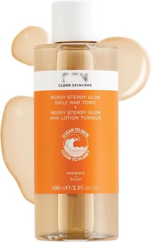 Rēn - Clean Skincare | Ready Steady Glow Daily AHA Tonic with Lactic Acid, Azelaic Acid | 100mL