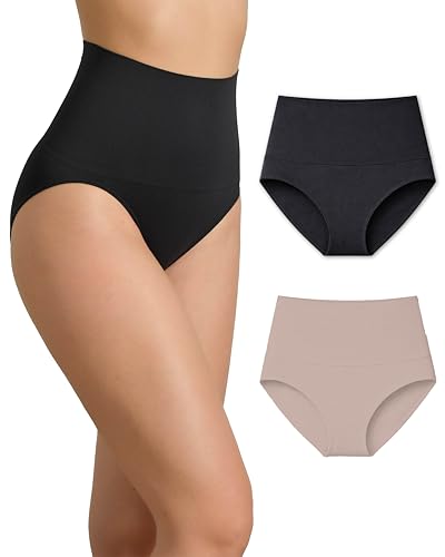 Risalti Pancera Contenitiva Donna 2 pz – Guaina Contenitiva Donna Seamless, Mutanda Contenitiva per Ventre Piatto, Intimo Modellante Confortevole in Microfibra – Made in Italy