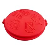 Microwave Grill Plate,Quick-Heat Pizza Plate | Microwave Sandwich Pan | for Oven Kitchen Home School Dorm Pancake Breakfast Baking Cooking