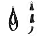 Pilates Double Loop Strap,Fitness Strap Strength Training Women Double Loop Pilates Equipment Strap,for Fitness,Workout, Black