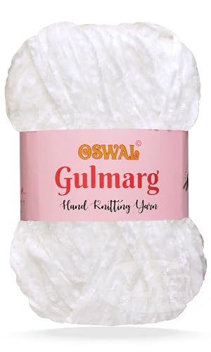 Image of M.G Chunky Velvet Yarn, Gulmarg 300 GMS - Best Used with Knitting and Crochet Needles - Wool Yarn for Knitting - X Art-BADB