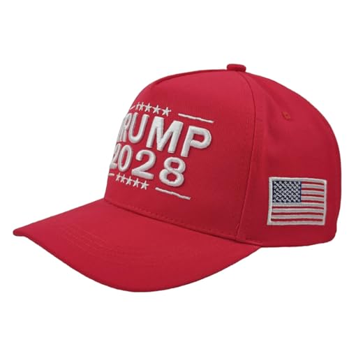 45 47 Trump 2028 Hat Adjustable Golf Baseball Cap Embroidered Trucker Hat for Women & Men