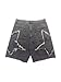 Jilwod Men's Baggy Jean Shorts Grey Vintage Star Pattern Jorts Men Y2K Fashion Casual Loose Denim Shorts Streetwear (US, Alpha, Medium, 30, 32, Regular, Regular, Grey)
