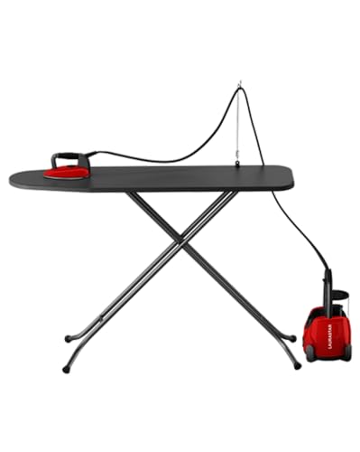 Generador de vapor Laurastar Lift Original Red en negro y rojo para planchado vertical y horizontal 6