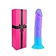 15 cm kleiner Dildo für Anfänger, realistischer und süßer Dildos, bunter, schlanker fantasy Silikondildo, G-Punkt-Prostata-Dildo,leistungsstarker Saugnapf, silikondildo für Anfänger Männer und Frauen