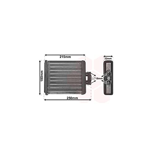 VAN WEZEL 58006196 intercambiador de Calor – Interior Calefacción